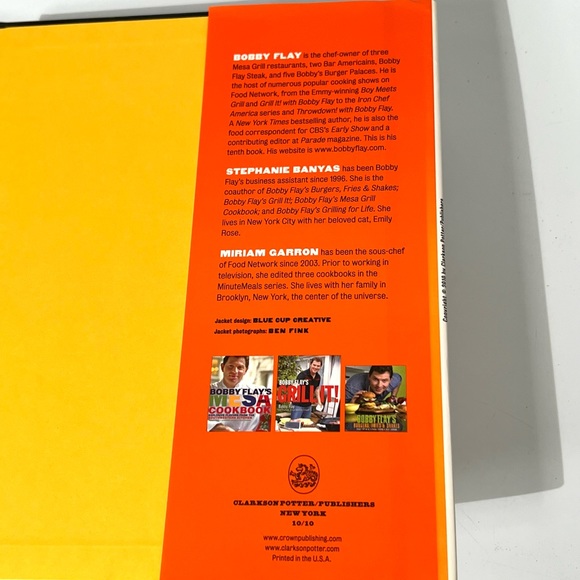 Bobby Flay’s THROWDOWN Hard Cover Cookbook - Picture 8 of 13